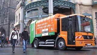 Benne à Ordures Faun Rotopress et Usine dIncinération  Garbage Truck Camion Poubelles Müllabfuhr [upl. by Hoehne520]