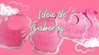 Idea para hacer baberos de fomi para el baby shower [upl. by Willard]