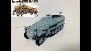 Tamiya Sd Kfz 2511 Model kit [upl. by Niemad]