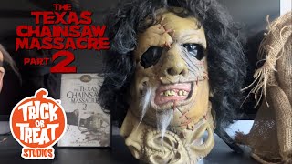 TOTS Texas Chainsaw Massacre 2 Leatherface Mask Review [upl. by Aubyn]