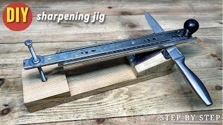 Make a knife sharpening jig  Knife Sharpening Stand [upl. by Miran]