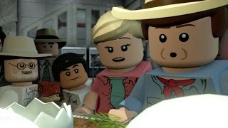 LEGO Jurassic World Walkthrough Part 2 Welcome to Jurassic Park Jurassic Park [upl. by Arette]