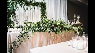 Greenery Filled Wedding Reception  Stage Decor [upl. by Eema786]