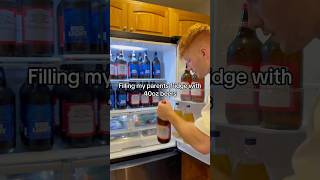 Filling My Parents Fridge WiTH Beer [upl. by Olney]