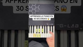 TELLEMENT FACILE 😱 piano musique pianotuto [upl. by Airdnaed]