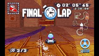 Sonic Robo Blast 2 Kart v15  Barren Badlands Zone as Chao [upl. by Ahsenad]