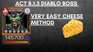 Act 813 Diablo boss cheese Marvel contest of champions [upl. by Kciderf308]