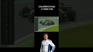 FRANCO COLAPINTO ADELANTA A HAMILTON formula1 colapinto checoperez [upl. by Elletse]