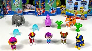 Paw Patrol collection unboxing  Aqua Pups Skye amp Coral Rescue Puplantis  Skye ASMR [upl. by Anaiq]