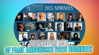 Shady Spotlight 2025 Songwriters Hall of Fame Nominees Announced [upl. by Eeryn]