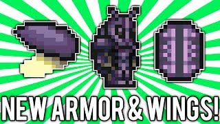 Terraria 123 Beetle Armor amp Wings NEW Best Melee Armor demizegg [upl. by Nayra35]