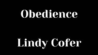 Obedience with lyrics Lindy Cofer [upl. by Goldfinch]