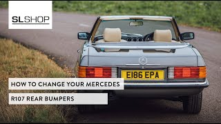 Replace your Mercedes R107 Rear Bumpers [upl. by Tennek]