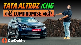 Tata Altroz CNG Review In Hindi  Style भी SAVINGS भी  CarDekhocom [upl. by Ailes305]