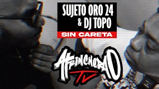 Sujeto Oro 24 y DJ Topo sin Careta en Atrincherao TV [upl. by Tijnar]