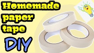 How to make paper tape at home easydiy paper tape makinghomemade paper tape crafts papertape 🤩😍 [upl. by Trudie]