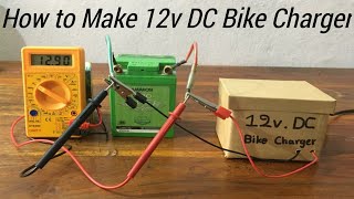 How to Make 12V DC Bike Battery Charger in Telugu [upl. by Esmerelda1]