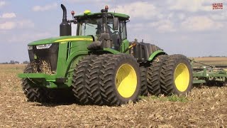 Big JOHN DEERE Tractors Plowing Planting amp Harvesting [upl. by Ahdar419]