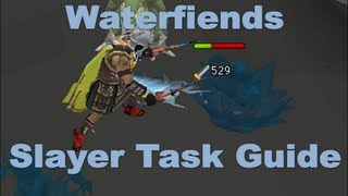 Waterfiends Slayer Task Guide  130K Slayer and 750K Total XP per hour Runescape 2013 [upl. by Capello]