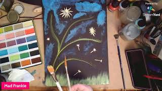 Camera Test With Watercolours and Masking Fluid [upl. by Eckel]