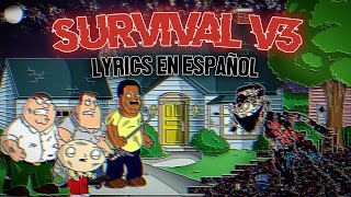 Survival V3  Vs Corrupted QuagmireFNF Quahogs Last Stand Lyrics en Español [upl. by Darooge426]