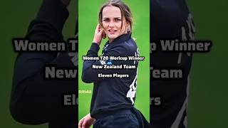 Winning playing eleven New Zealand women cricket teamwoment20worldcup2024cricketlovershorts [upl. by Anuahs]