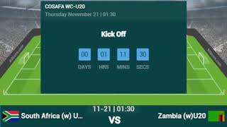 SOUTH AFRICA VS ZAMBIA LIVE  2024 COSAFA WOMENS CUP TODAY LIVE  ZAMBIA VS SOUTH AFRICA LIVE MATCH [upl. by Kylander]