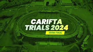 CARIFTA TRIALS 2024  Boys 100M U17 Final [upl. by Chatwin]