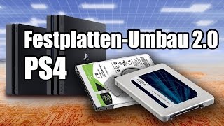 PS4 FestplattenUmbau 20 Modding Playstation 4 deutsch [upl. by Yeldah787]