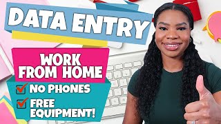 Data Entry Jobs From Home Earn 15Hour FREE Equipment Provided [upl. by Woodberry]