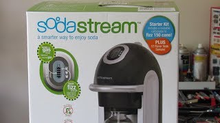 SodaStream Fizz Model FZ9001  Unboxing Assembly and Demonstration [upl. by Dirrej]