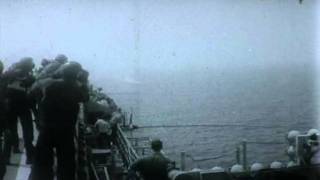 F0996 T2 Buckeye Catapult Shots Video USS Lexington [upl. by Lisan144]