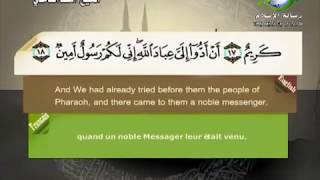 Sourate AlDukhan  Saad ElGhamidi 44 سورة الدخان  سعد الغامدي [upl. by Kcirddes659]