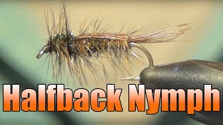 Halfback Nymph Fly Tying  Great Stonefly and Even A Good Little Crayfish Fly Pattern [upl. by Shannen]