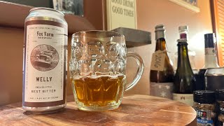 Fox Farm Brewery Welly English Style Best Bitter Review [upl. by Assenay838]