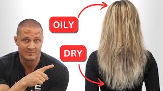 How to Fix Oily and Dry Hair [upl. by Evatsug]