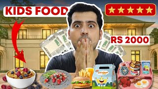 Spending Rs5000 on Kids Menu at Expensive Hotels  Expensive Budget Food Challenge [upl. by Yuille785]