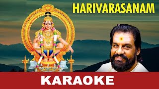 Harivarasanam karaoke with lyrics malayalam  Harivarasanam karaoke malayalam [upl. by Fleeman579]