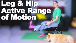 Leg amp Hip Active Range of Motion Exercises  Ask Doctor Jo [upl. by Arikat]