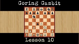 Chess Openings  Goring Gambit 10 1e4 e5 2 d4 exd4 3Nf3 Nc6 4 c3 d3 [upl. by Aerdnaeel922]