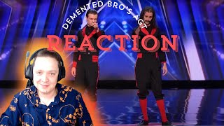 Demented Brothers on AGT Reaction [upl. by Aleina62]