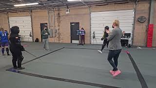 Scioto Open 2024  Lacey Eck vs Thomas Kesler Div A Longsword [upl. by Annovoj537]