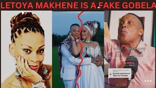 Letoya Makhene Is A Fake Gobela💔She Does Substances😱Says Letoya Makhene Ex Wife LEBO On Interview [upl. by Costa]