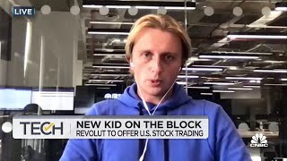 Revolut CEO on newlyoffered US stock trading platform [upl. by Alicsirp]