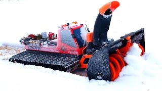 RC ADVENTURES  AMAZiNG 3D Printed Snow Blower  Tree Branch Clog  MUST SEE [upl. by Tnerb663]