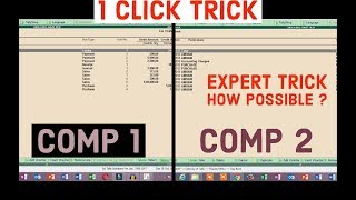 TALLY GST ME ITNI ACCHI TRICK MERGE COMPANY IN ONE CLICK  merge company in tally merge tally data [upl. by Ellehcin]