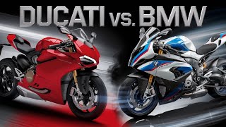 Full Comparison Ducati Desmosedici Stradale R vs BMW M 1000 RR❗ [upl. by Sandry964]