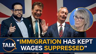 “Immigration Has Kept Wages Suppressed”  Reform UK Would Increase Taxes For Migrant Workers [upl. by Wendalyn]