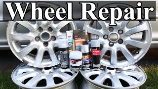 How to Repair Wheels with Curb Rash and Scratches [upl. by Yrrad68]