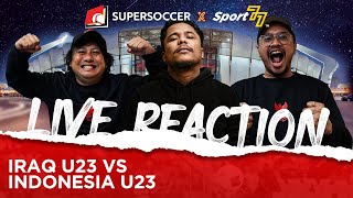 🔴 LIVE 3RD PLACE IRAQ U23 VS INDONESIA U23 LIVE REACTION [upl. by Yelsel]